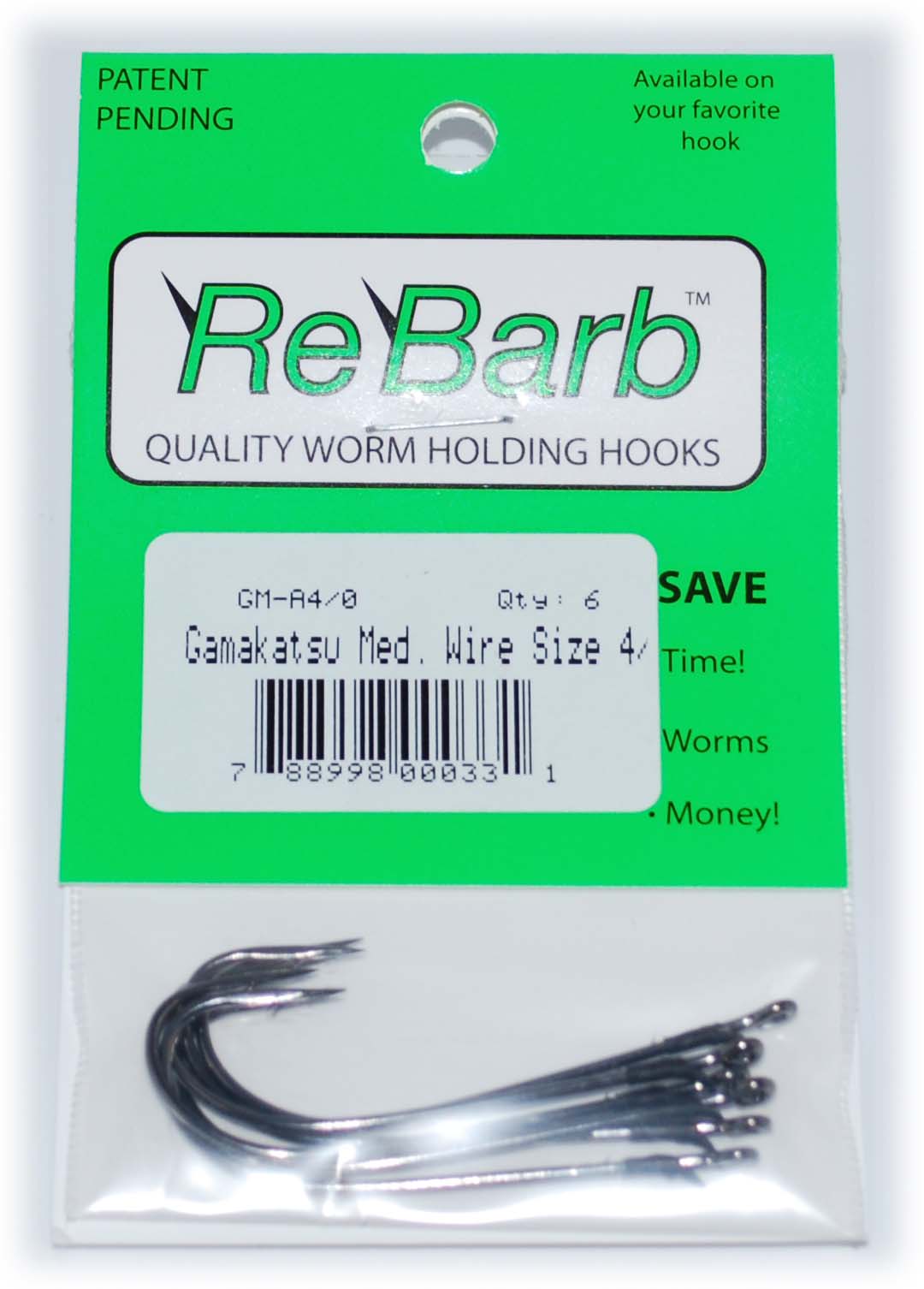 ReBarb - Gamakatsu Medium Wire Size 4/0 - Welcome to Tight Lipped Tactics